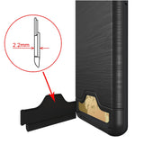 Protective Rubber Body Case With Secret Card Storage For Galaxy S7 and S8