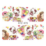 Summer Desserts | 15 Colors To Choose From | Nail Art Decals