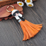 Cute Karlito Leather Bag Charm - 10 Colors Available!