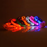 Safety Pet Collar With LED And Printed Design By I Love Dogs Society