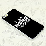 Lovely I AM SHERLOCKED iPhone Case- iPhone 4 to 7 Plus