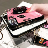 Gypsum Series - Retro Camera With Free Lanyard Case for iPhone