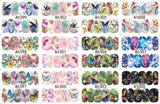 Special Set #6 - 48 Sheets Per Set | Cute Animals Theme Nail Art Decals