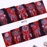 12 Patterns/Set Boho Dream Catcher Nail Art Stickers