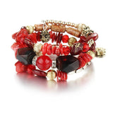 Multilayer Resin And Charm Stones Bracelet - 5 Designs  To Choose From!