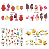 Summer Desserts | 15 Colors To Choose From | Nail Art Decals