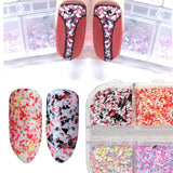 Nail Decor #1 - 12 Color Per Set | Abstract Flowers Inspired Set